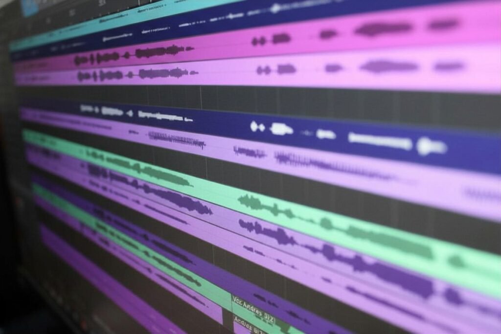 Audio waveform editing for creating custom theta audio track for subconscious reprogramming